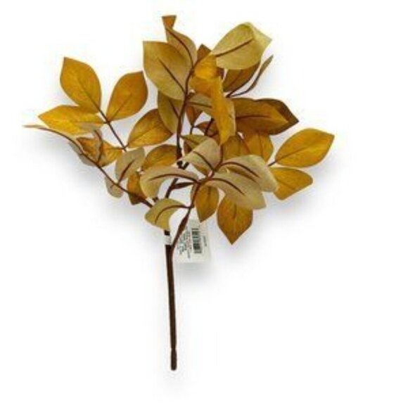 9.5" Faux Golden Ash Leaf Stem - Hearth & Hand Magnolia - Fall 2023 Target - Picture 4 of 7